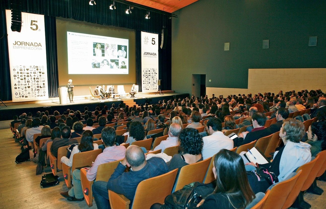 La Jornada d'Emprenedoria atrau cada any un 800 emprenedors i líders empresarials i innovadors de primer nivell FOTO: Artur Ribera