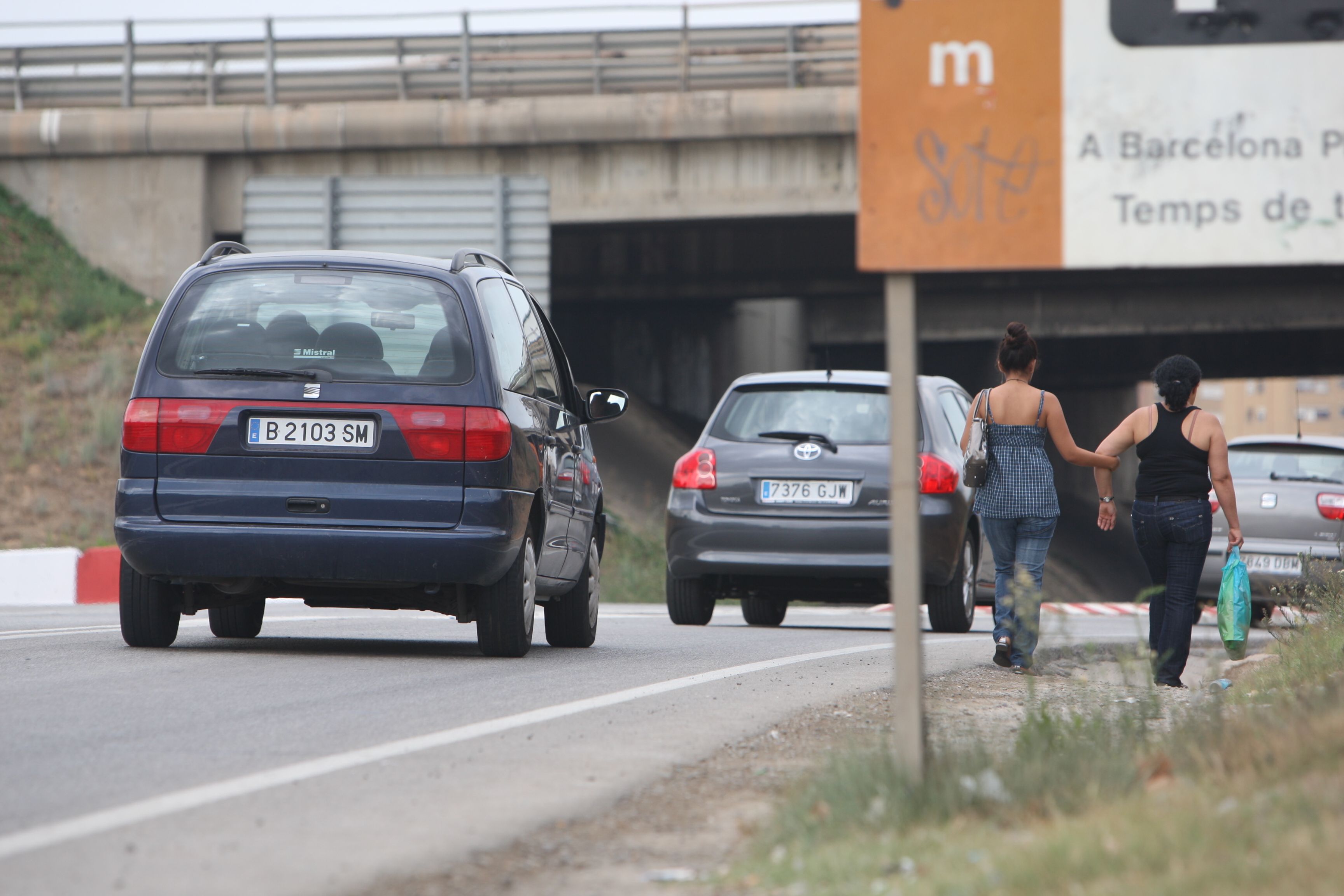 L'Incasòl va iniciar el novembre les obres per millorar la carretera de Rubí pensant en els vianants. FOTO: Arxiu