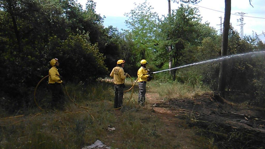 El segon incendi ha estat a Can Calopa. FOTO: @gieadfscv