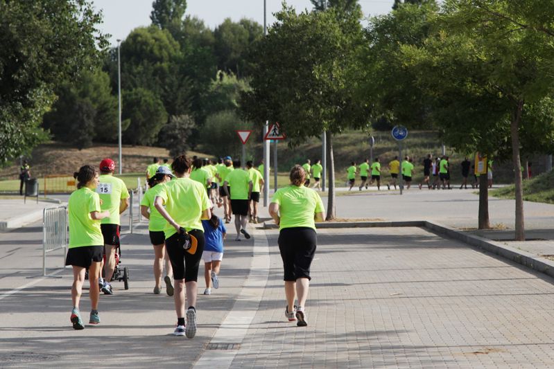 Després de la cursa s'ha realitzat la marxa d'entitats. FOTO: Lali Puig