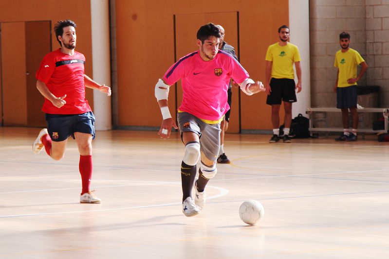 La Marató de Futbol Sala es disputa al pavelló de la Floresta. FOTO: Lali Puig