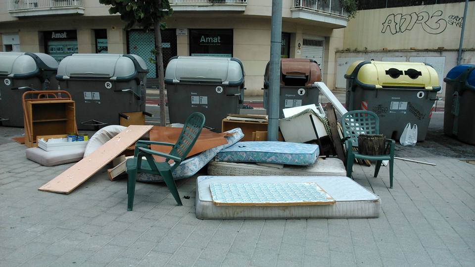 Foto de la rambla de Can Mora on sovint es pot observar aquesta imatge. FOTO: Sónia Muñoz 