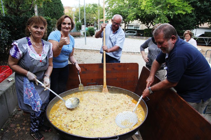 L'arrossada s'ha celebrat aquest diumenge. FOTO: Lali Puig