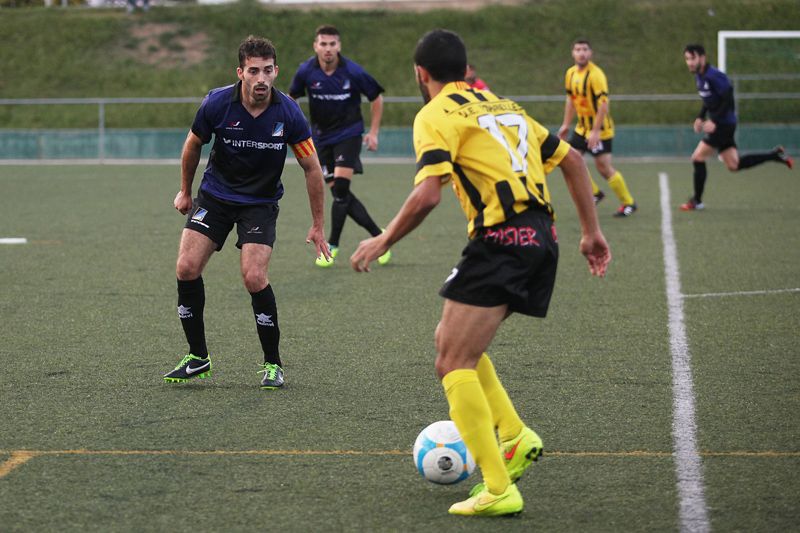 Bernat Mosquera ha estat autor del segon gol del Junior FC. FOTO: Lali Puig