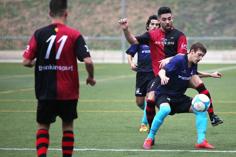 Jordi Cortés ha estat l'autor del primer gol del Junior FC. FOTO: Lali Puig