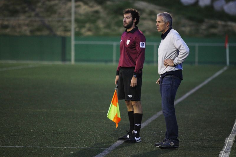 Hans Schönhöfer, satisfet amb el rendiment dels seus jugadors. FOTO: Lali Puig