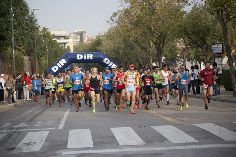 Sortida simultània de les curses de 5 i 10 quilòmetres. FOTO: Lali Puig