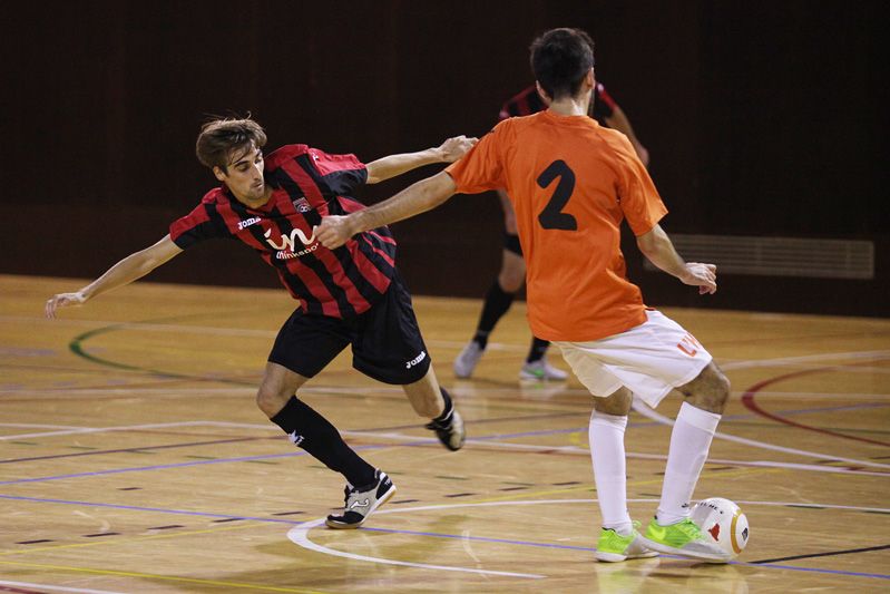 El Futbol Sala Sant Cugat ha guanyat 3 dels 4 partits que ha jugat com a local. FOTO: Lali Puig