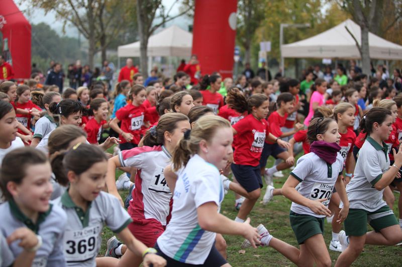 El cros ha tingut 67 atletes menys que al 2014. FOTO: Lali Puig