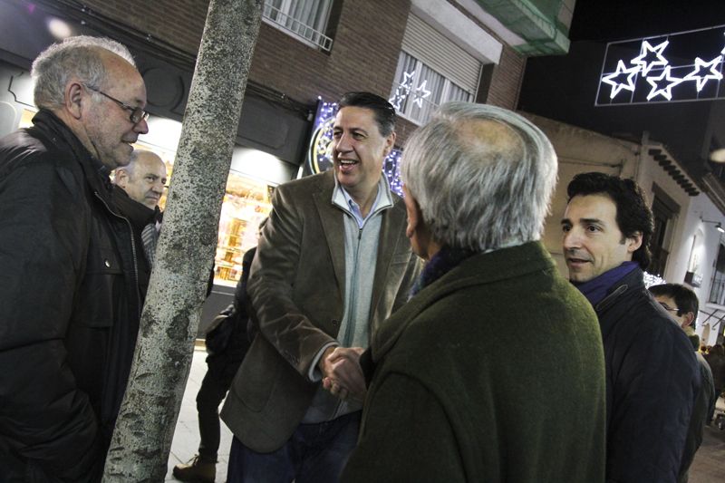 El president del PPC ha visitat Sant Cugat dissabte, 12 de desembre. FOTO: Estefania Bedmar