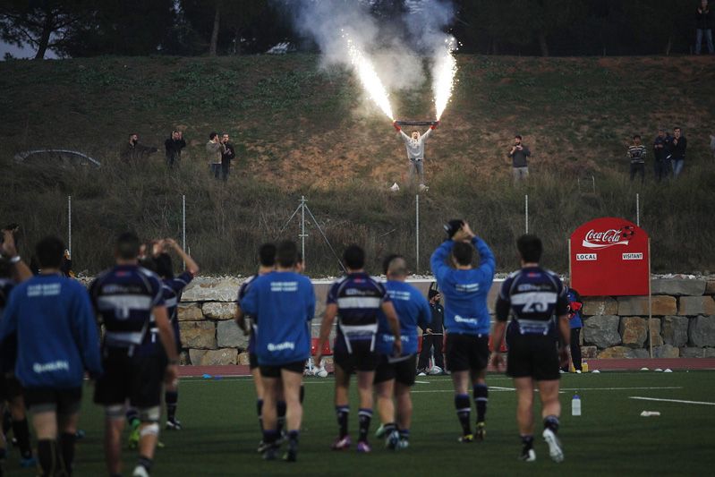 L'equip va vèncer el Barcelona Rugby Enginyers (32-12). FOTO: Lali Puig