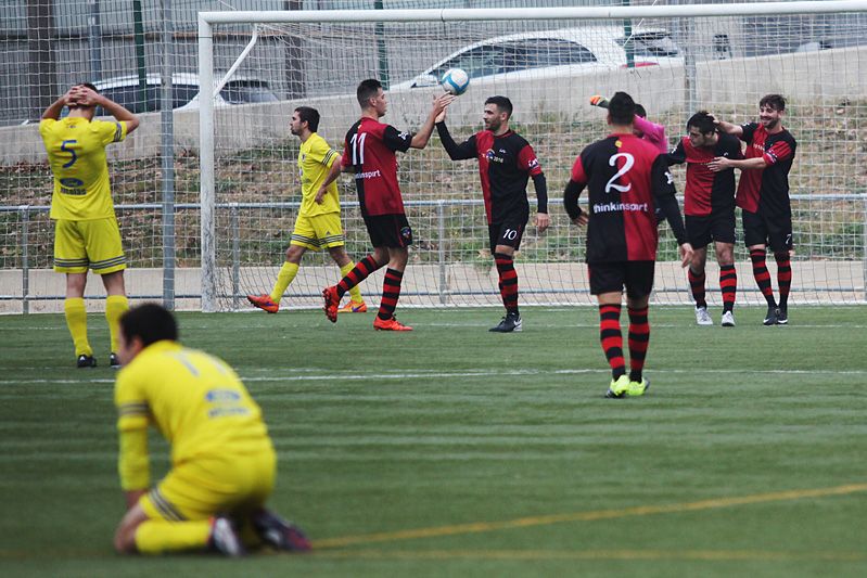 El Sant Cugat Esport FC ha guanyat (3-2) l'AE Moja. FOTO: Lali Puig