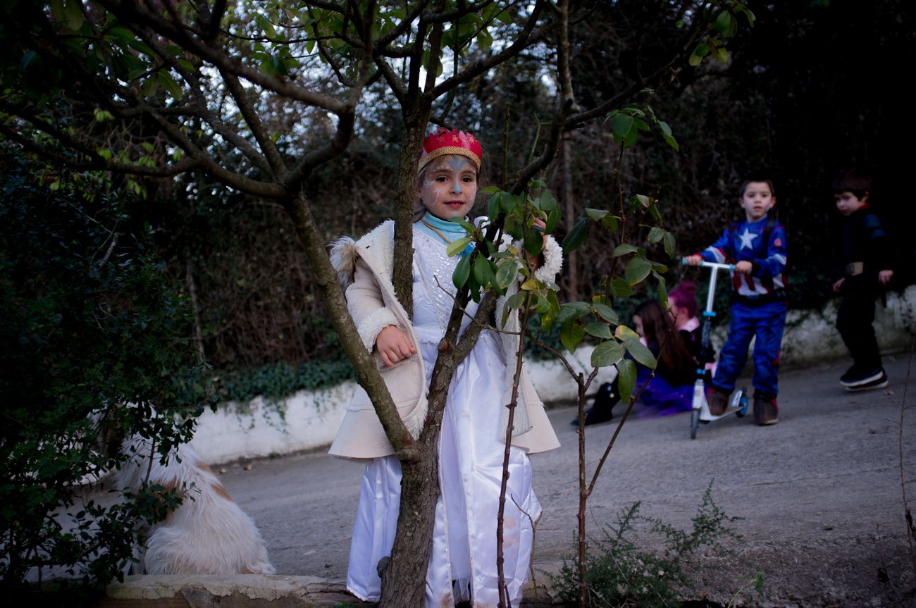 Disfressa i nautra, el paisatge del Carnaval a la Floresta FOTO: David Molina