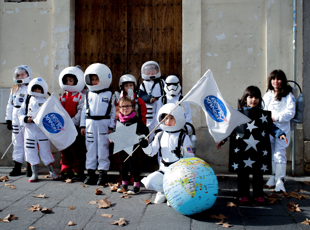 Una de les comparses del Carnaval Infantil FOTO: David Molina