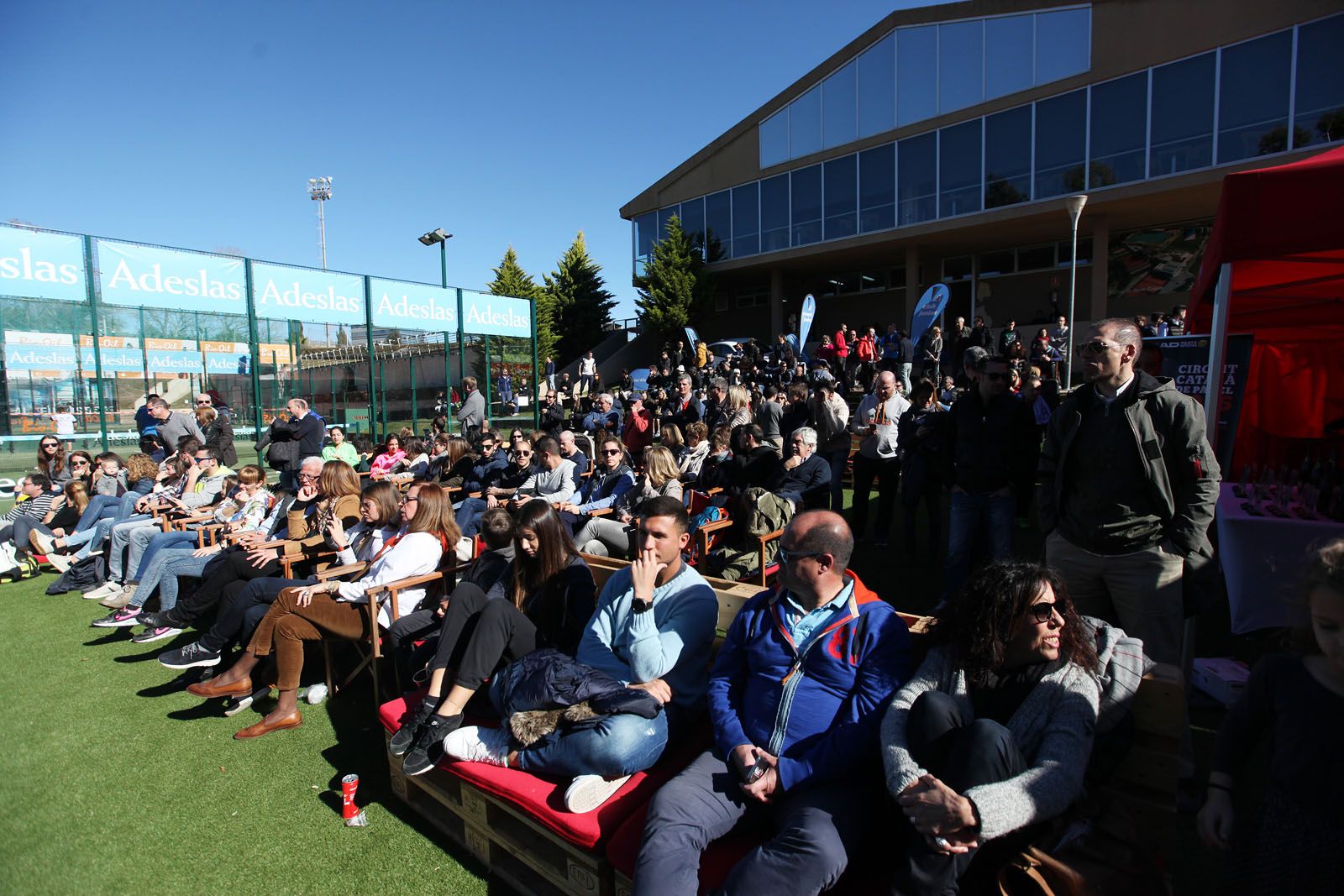 Unes 150 persones han seguit en directe les finals femenina i masculina FOTO: Lali Puig