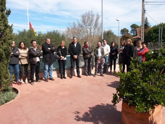 Minut de silenci a Valldoreix  FOTO: Cedida