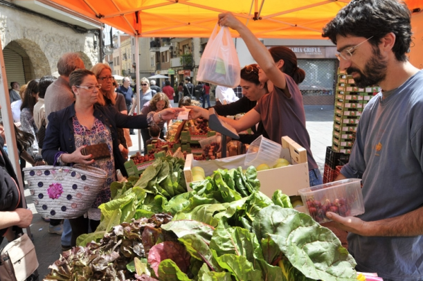 Al Mercat de Pagès hi trobareu totes les verdures de temporada. FOTO: Eduard Farinyes