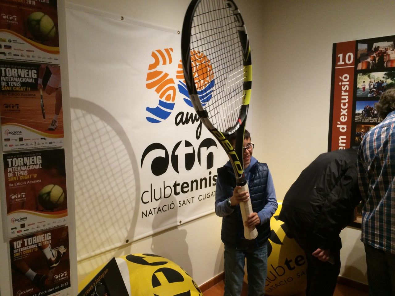 El tennis ha estat l'esport més practicat al CTN Sant Cugat FOTO: Àlex López Puig