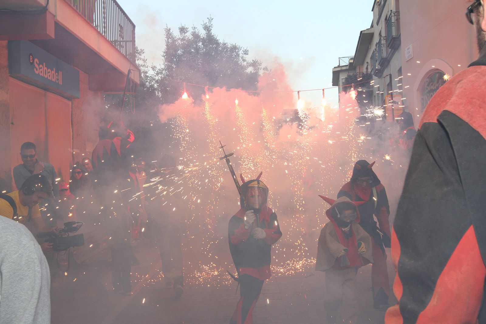 Els Diablons de Sant Cugat han estat els protagonistes  FOTO: Haidy Blanch