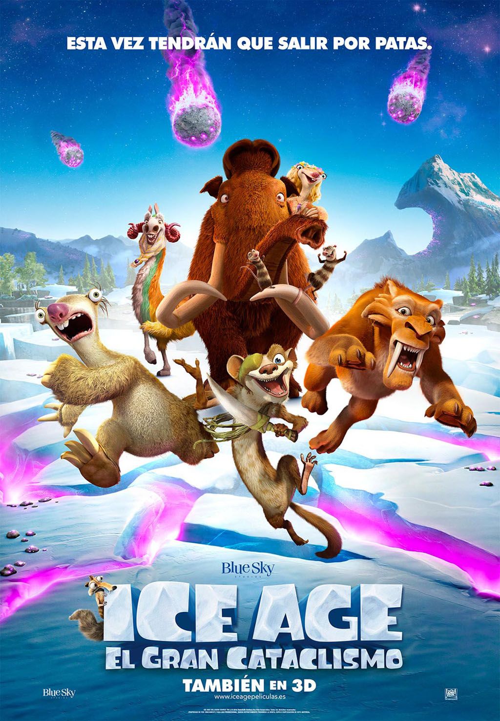 Cartell de 'Ice Age: el gran cataclismo'