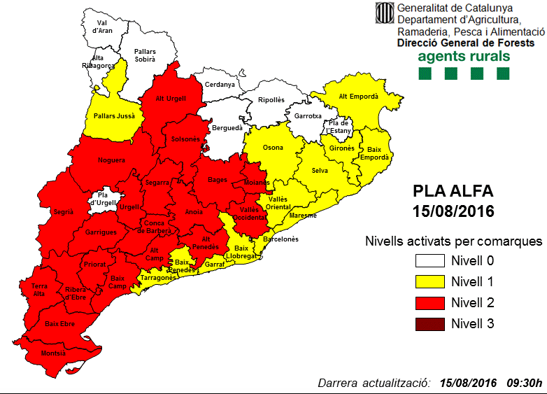 Mapa del Pla Alfa