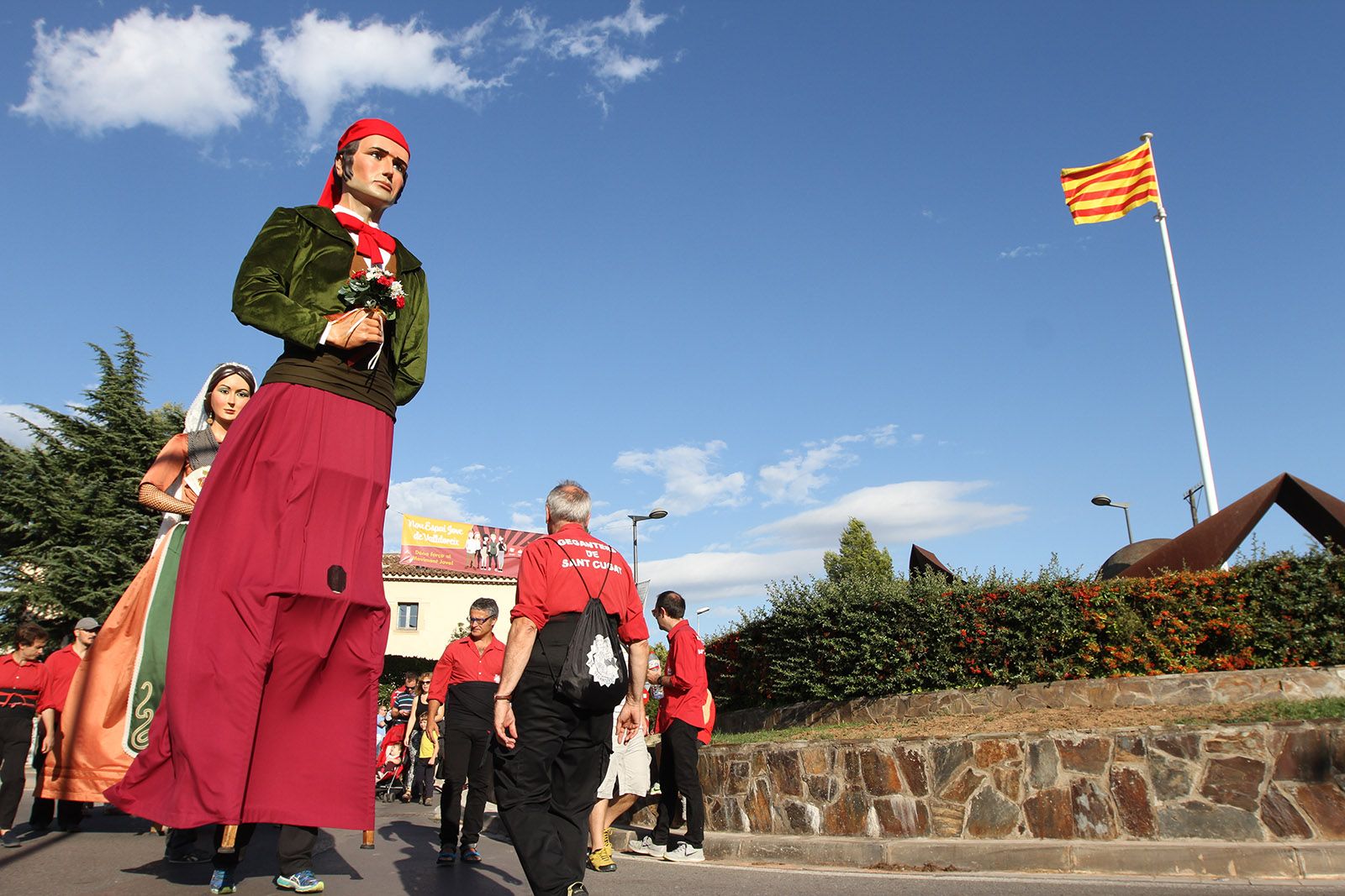 No hi han faltat els Gegants de Sant Cugat FOTO: Haidy Blanch