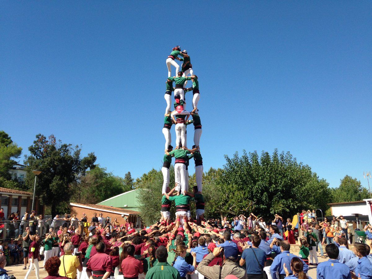 El 4de8 descarregat dels Gausacs  FOTO: C. Caballé