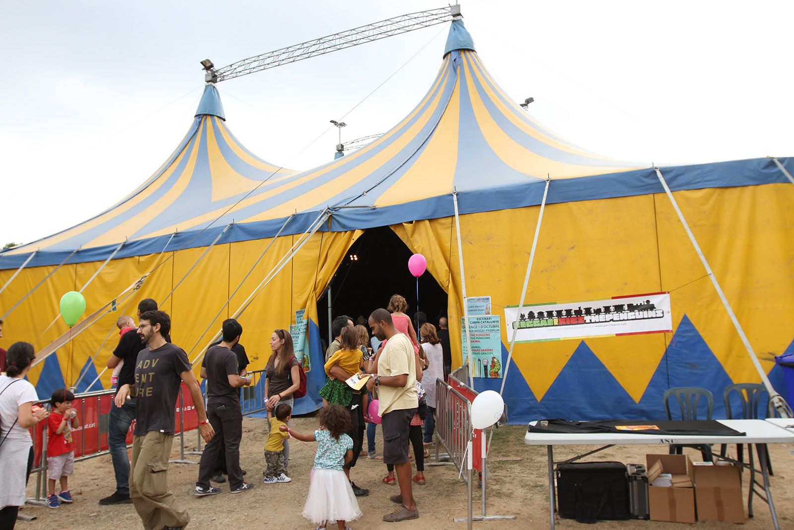 La Carpa Catalunya s'estrenava com a escenari enguany  FOTO: Haidy Blanch