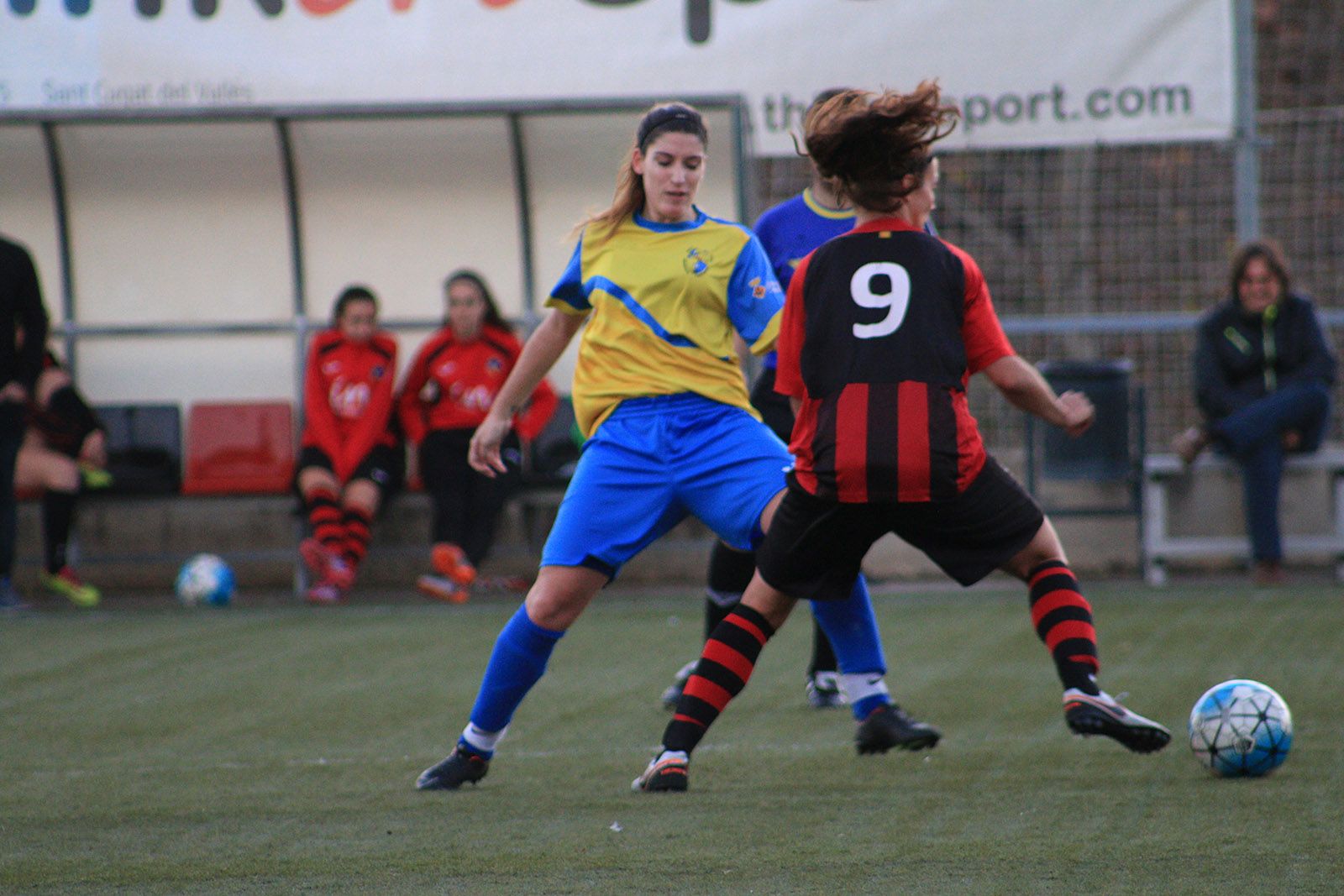 Lidia ha estat una de les millors jugadores del Sant Cugat Esport FC. FOTO: Lali Álvarez 