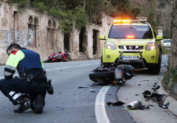 Imatge d'un dels accidents que hi ha havia el 2016 a l'Arrabassada FOTO: Lali Puig