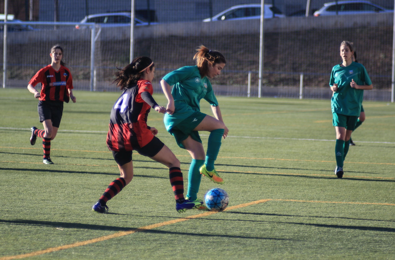 Tot i la derrota, el Sant Cugat Esport FC continua líder a Primera Catalana. FOTO: Ale Gómez