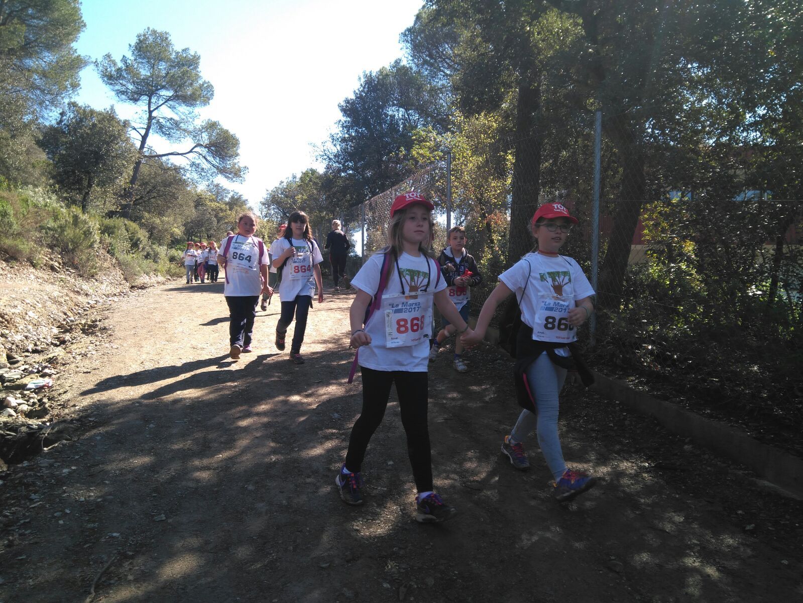 Un moment de la 59a Marxa Infantil de Sant Cugat FOTO: Lali Álvarez