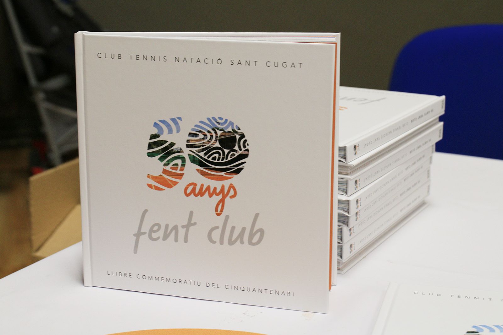 50 anys fent club és el títol del llibre del cinquantenari del CTN Sant Cugat. FOTO: Lali Álvarez