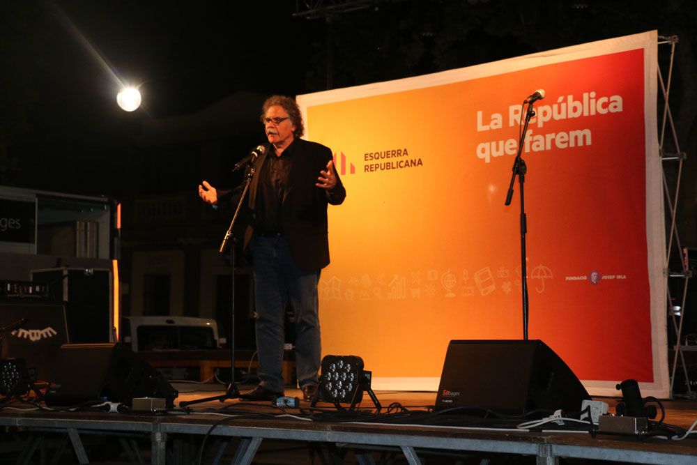 La intervenció de Joan Tardà va ser un dels punts àlgids FOTO: Cedida