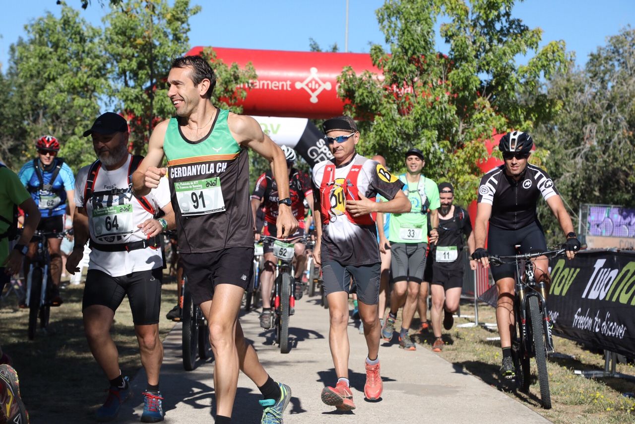 Aquesta sortida l'ha organitzat, un any més, l'empresa Teampartners, en col·laboració amb la Unió Ciclista Sant Cugat. FOTO: Lali Puig