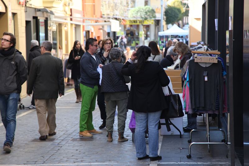 Fora estocs a les botigues del centre