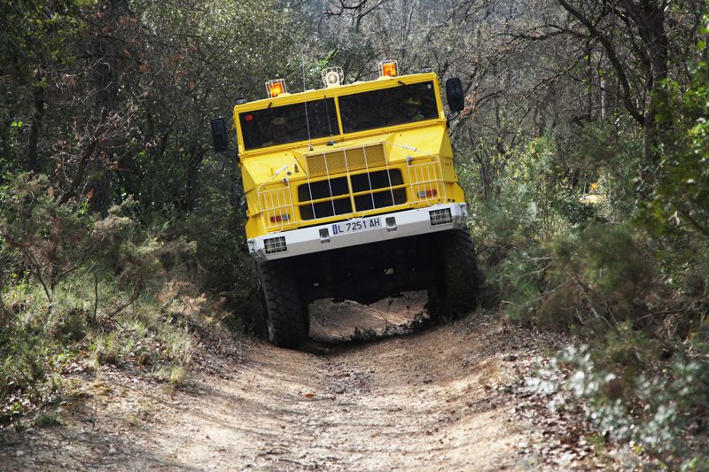 Pràctica de foc forestal amb ADF Sant Cugat (Març 2015)