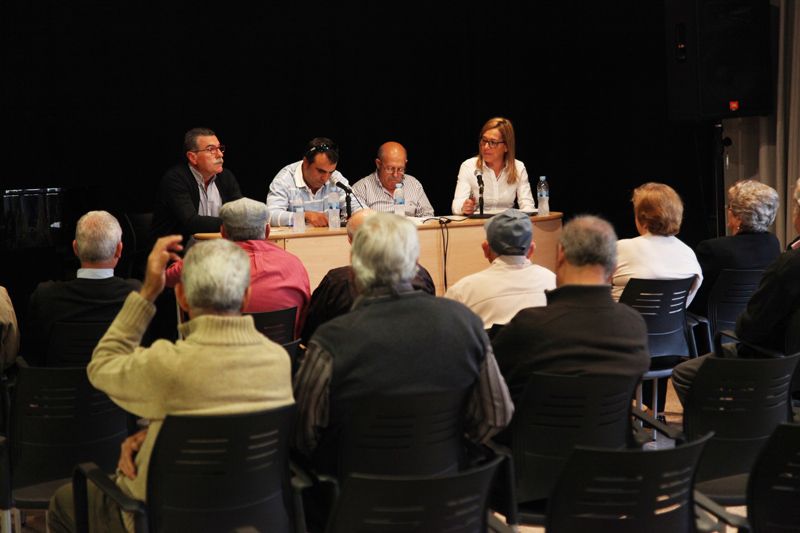 Assemblea ordinària del Club Petanca Sant Cugat a la Casa de Cultura. FOTOS: Lali Puig