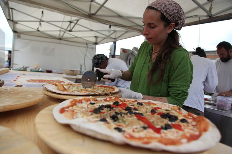 Espai gastronòmic i botigues a la Plaça del Rei pel Sant Cugat Experience. FOTOS: Lali Puig