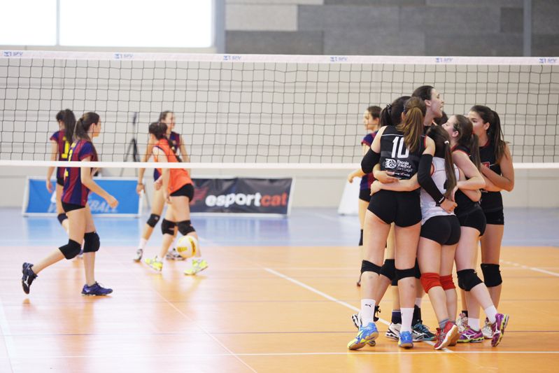 Final de la Fase final del Campionat de Catalunya Cadet de voleibol. FOTOS: Lali Puig