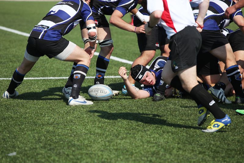 Rugbi: CR Sant Cugat - FC Barcelona a la ZEM La Guinardera. FOTOS: Lali Puig