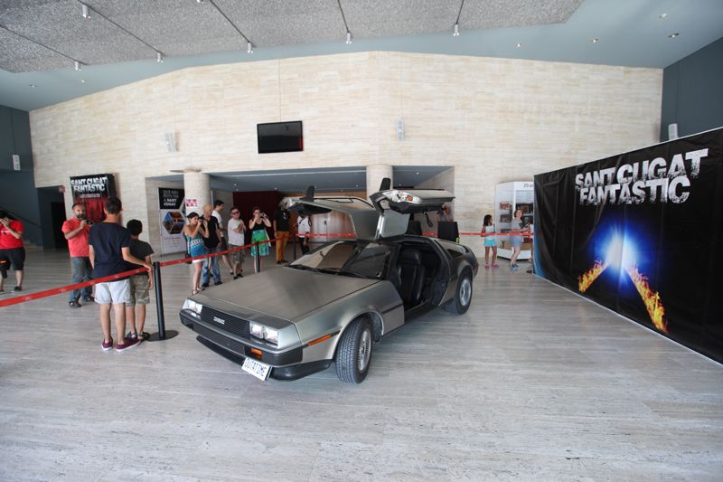 L'any passat, el Sant Cugat Fantàstic portava el DeLorean a Sant Cugat  FOTO: Lali Puig