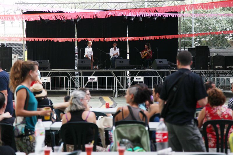 Concert d'Horizonte Flamenco a les Pistes Poliesportives. FOTOS: Lali Puig