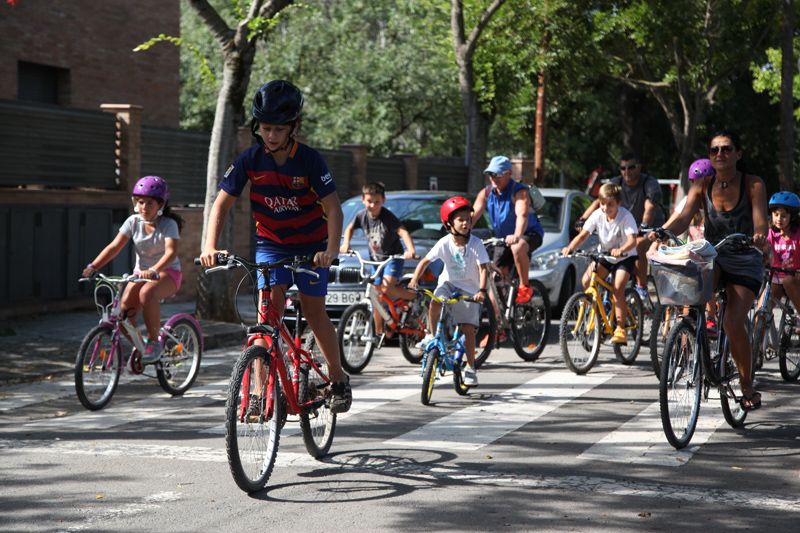 Bicicletada popular a la Festa Major de Mas Gener. FOTOS: Lali Puig