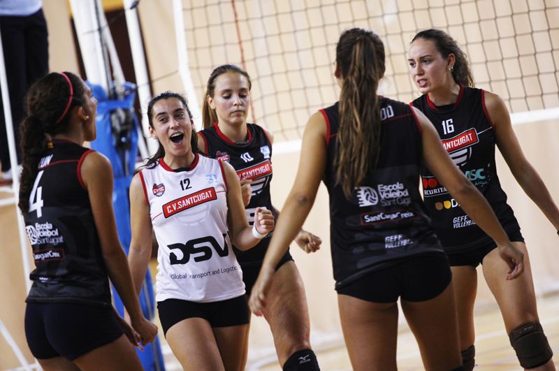 Una de les finals del Torneig Internacional de Voleibol Base al Pavelló 3, del 2018. FOTOS: Lali Álvarez