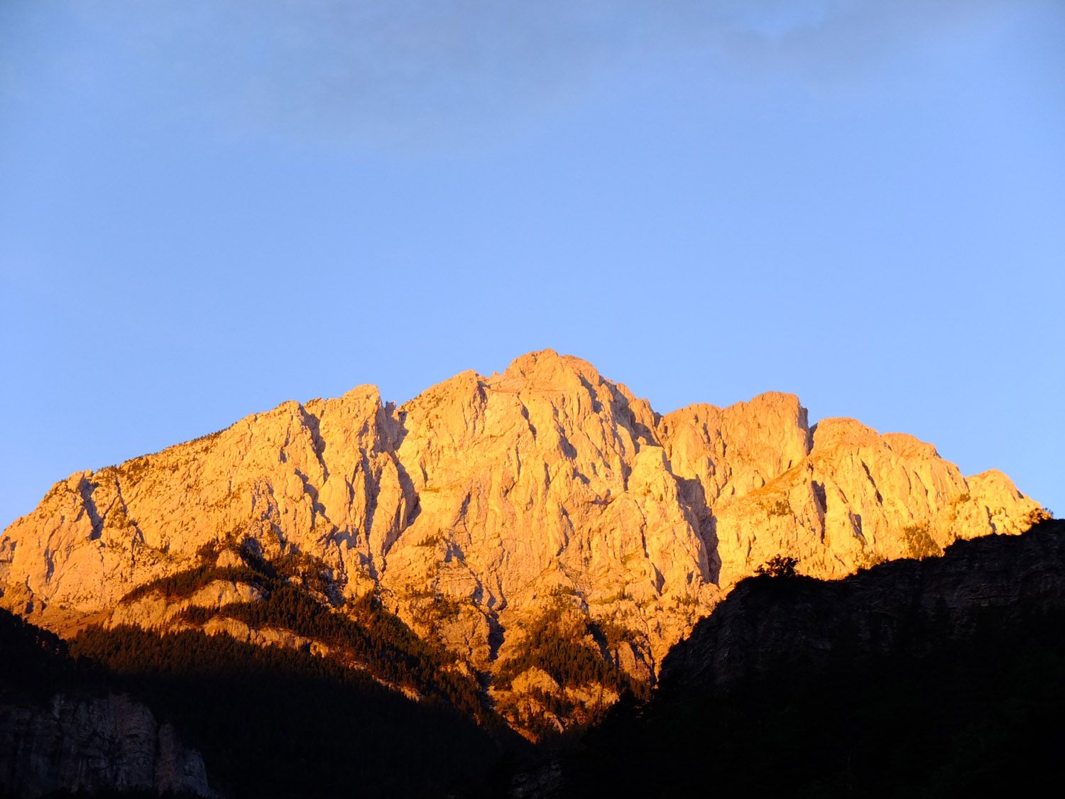 Bon dia, Pedraforca... des de Gresolet!