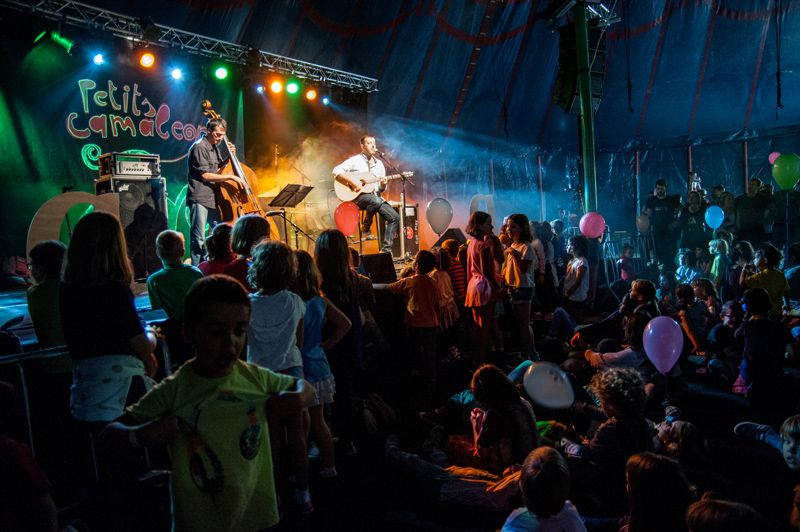 Cris Juanico a la Carpa Raluy. FOTO: Víctor Parreño