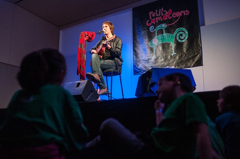 Eric Vinaixa a l'Aula Simfònica.  FOTO: Víctor Parreño