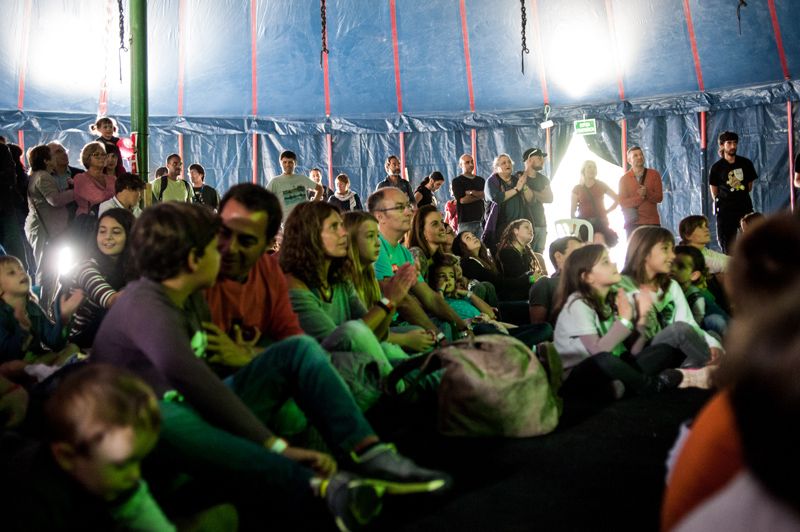 Joan Rovira a la Carpa Raluy. FOTO: Víctor Parreño