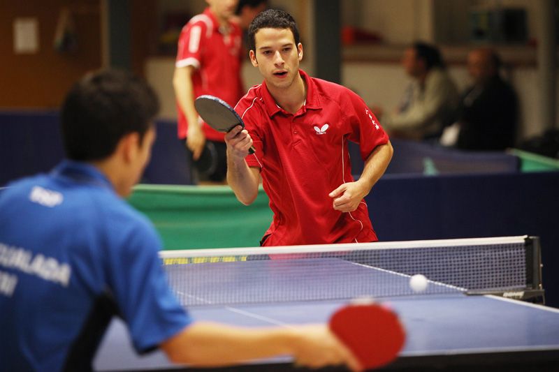 Tennis de taula: UE Sant Cugat - CPP Igualada a la ZEM Rambla del Celler. FOTOS: Lali Puig